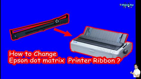 how to install ribbon in dot matrix printer pdf manual